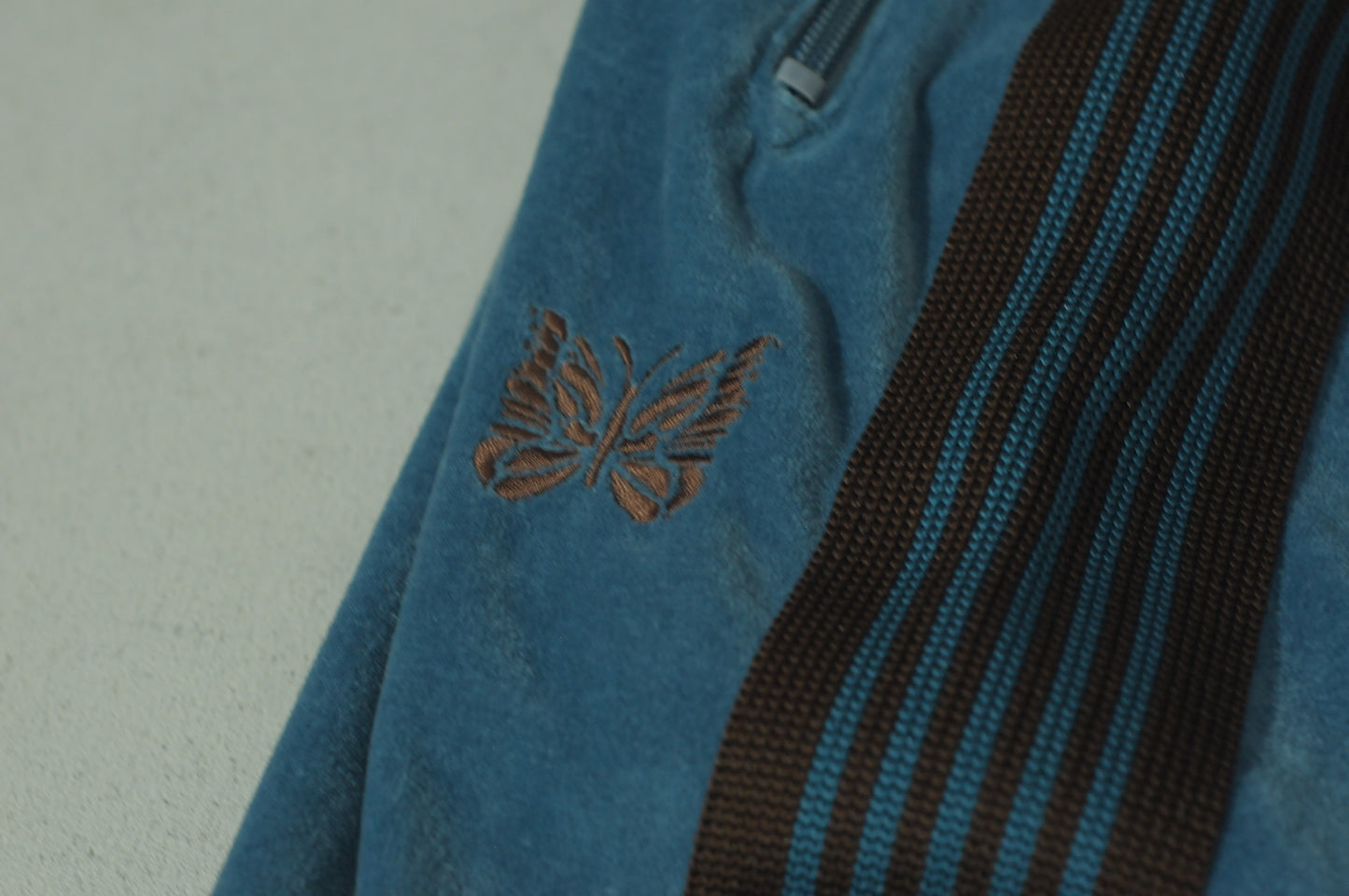 NARROW TRACK PANT - C/PE VELOUR