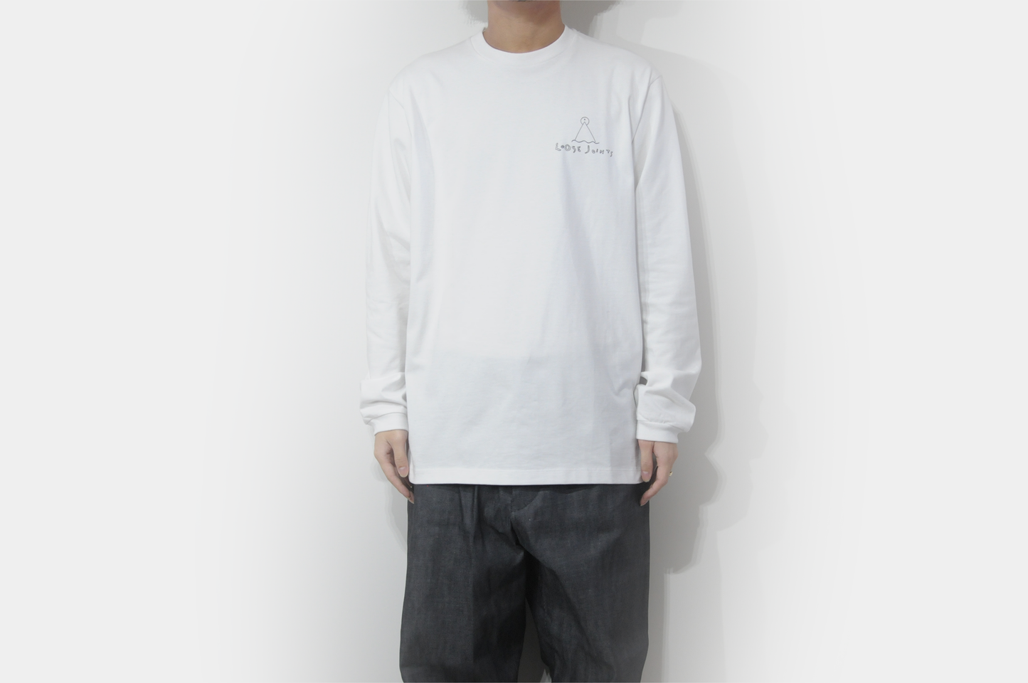 TOMOO GOKITA - 'Wavy Gravy' L/S TEE WHITE