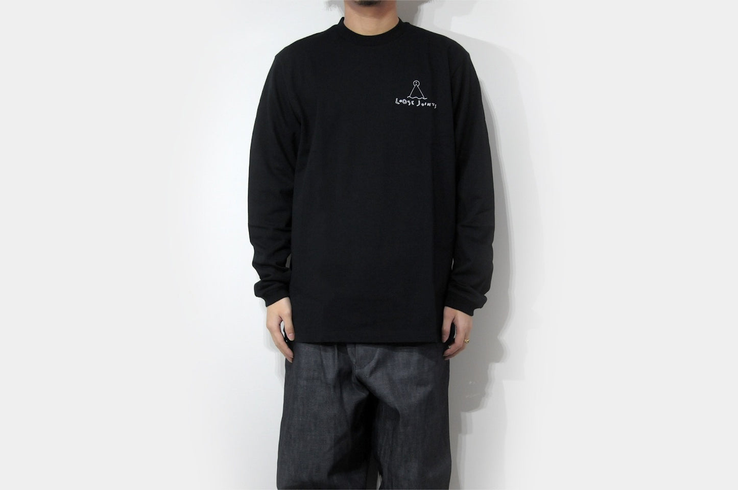 TOMOO GOKITA - 'Wavy Gravy' L/S TEE BLACK