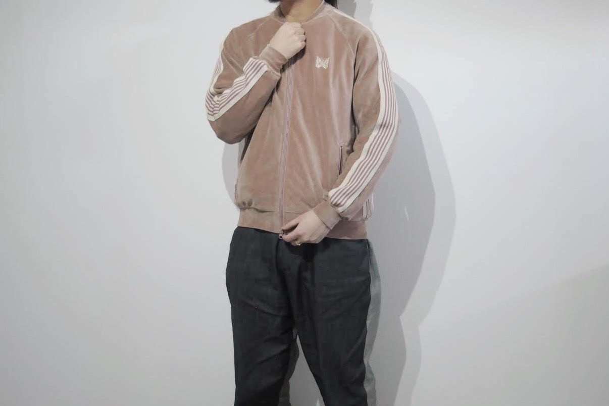 R.C. TRACK JACKET - C/PE VELOUR Beige