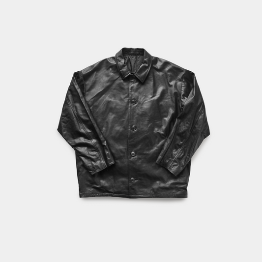 LEATHER COACH JACKET