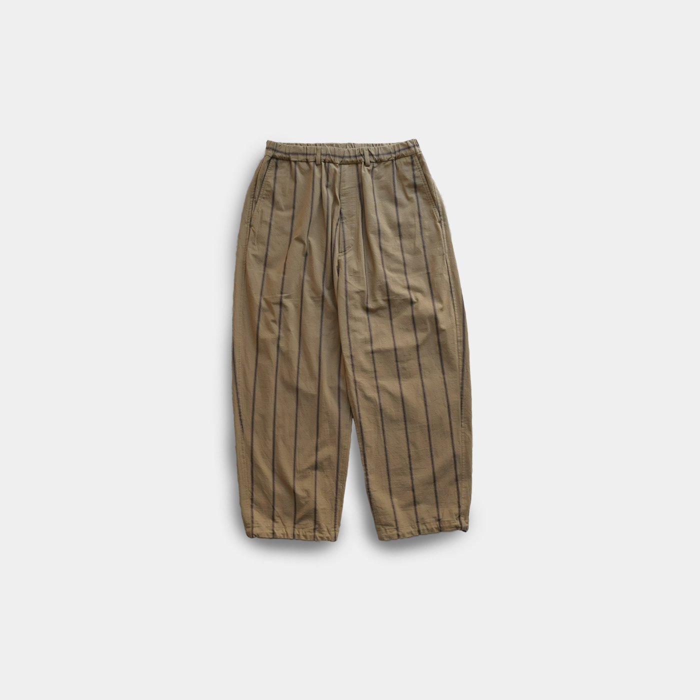 WIDE PANTS KAKISHIBU/STRIPE