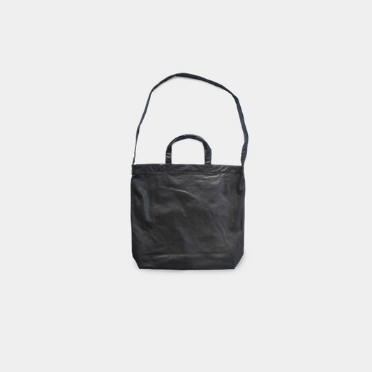 LEATHER RESEARCHER BAG -BROWN