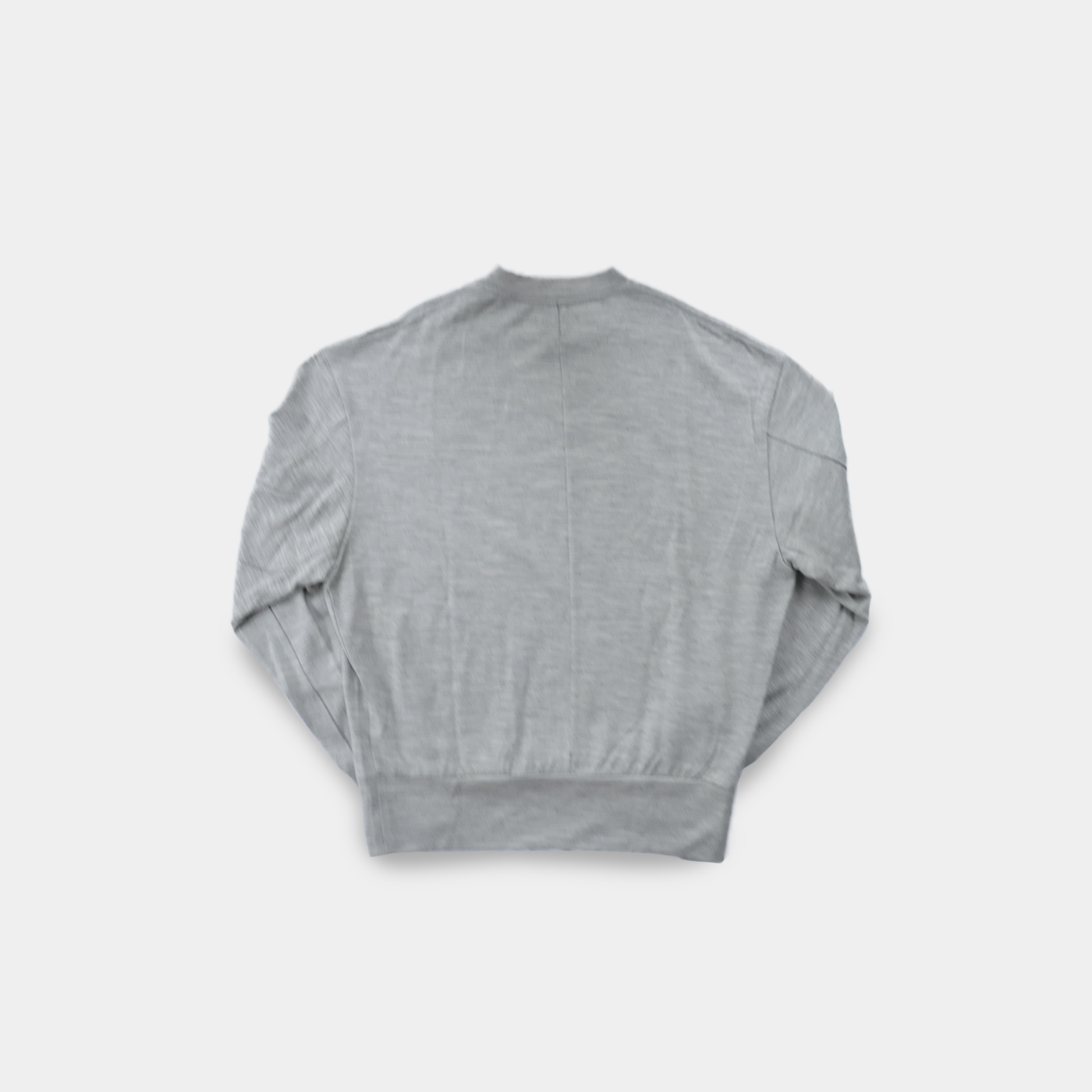 Fine wool long sleeve tee