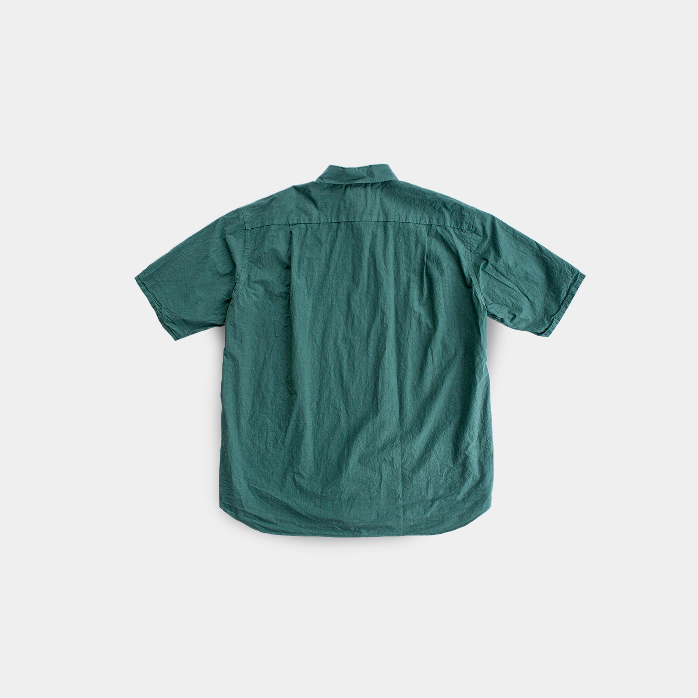 REGULAR COLLAR S/S SHIRT GREEN