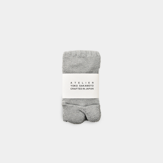 TABI PILE SOCKS - GRAY