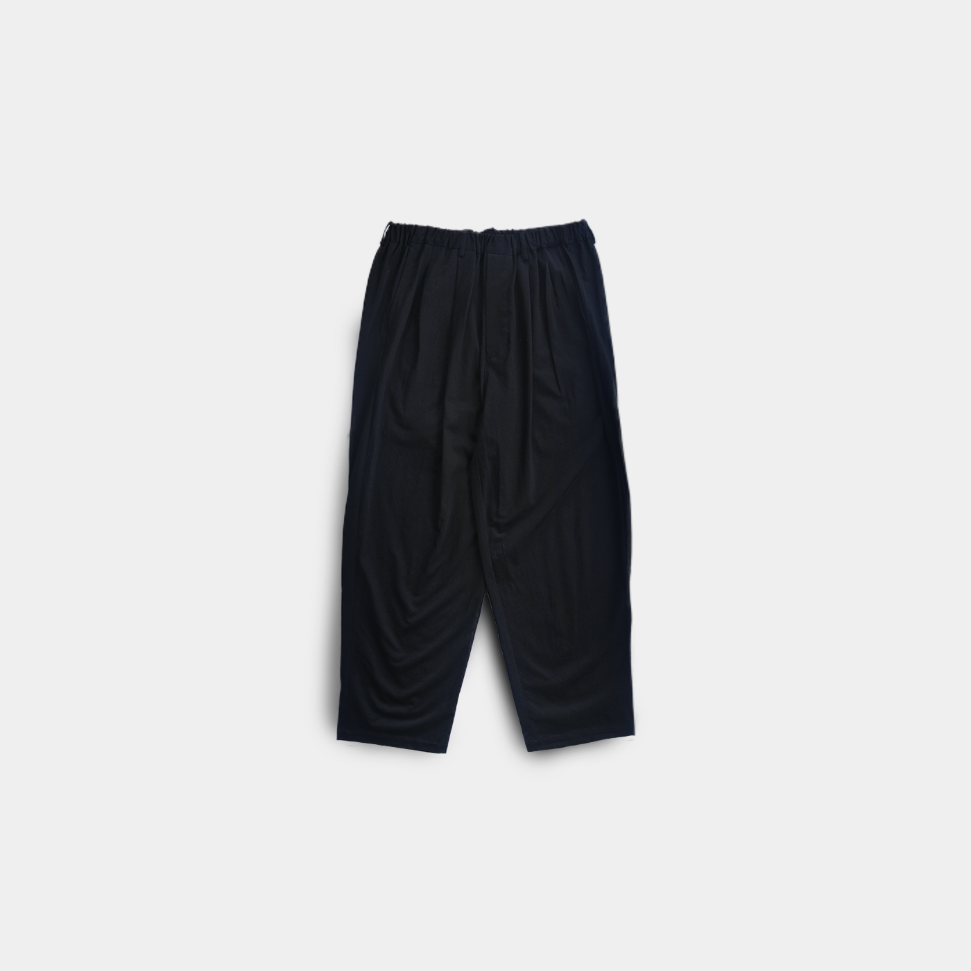 DOUBLE PLEATED WIDE EASY PANTS 36G SUPER HIGH GAUGE JERSEY