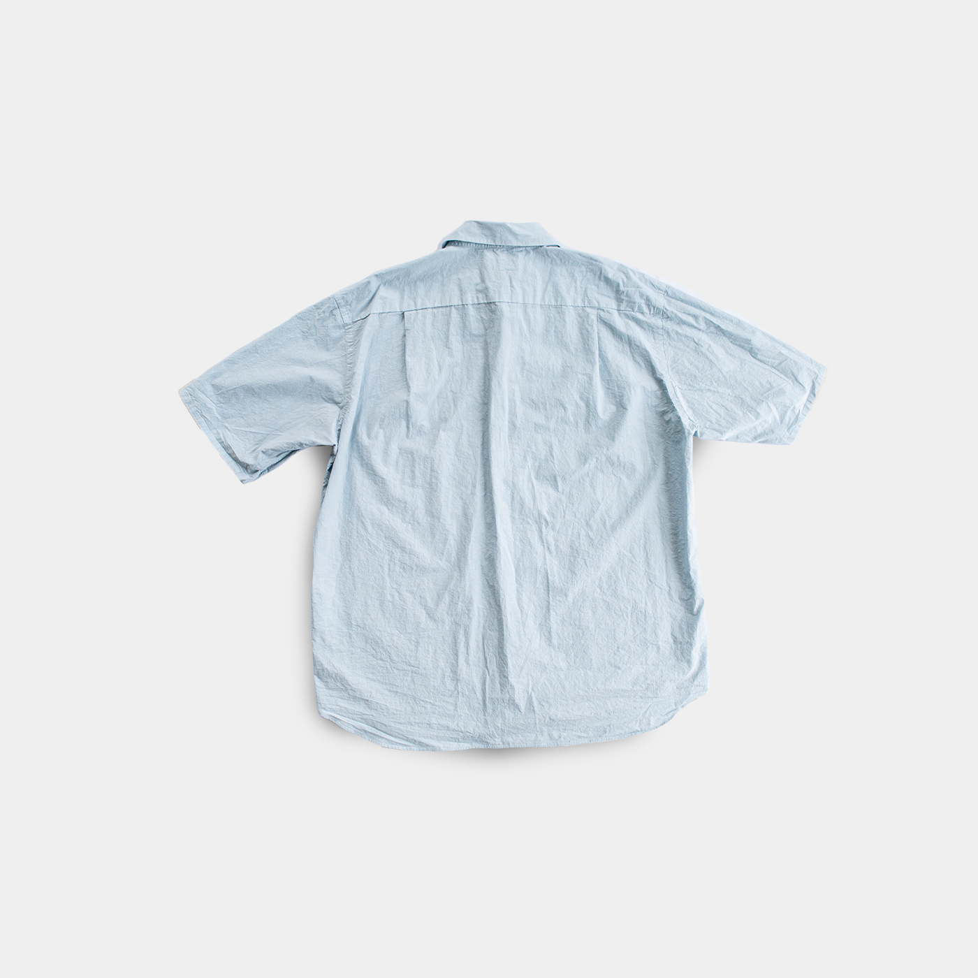 REGULAR COLLAR S/S SHIRT SKY BLUE