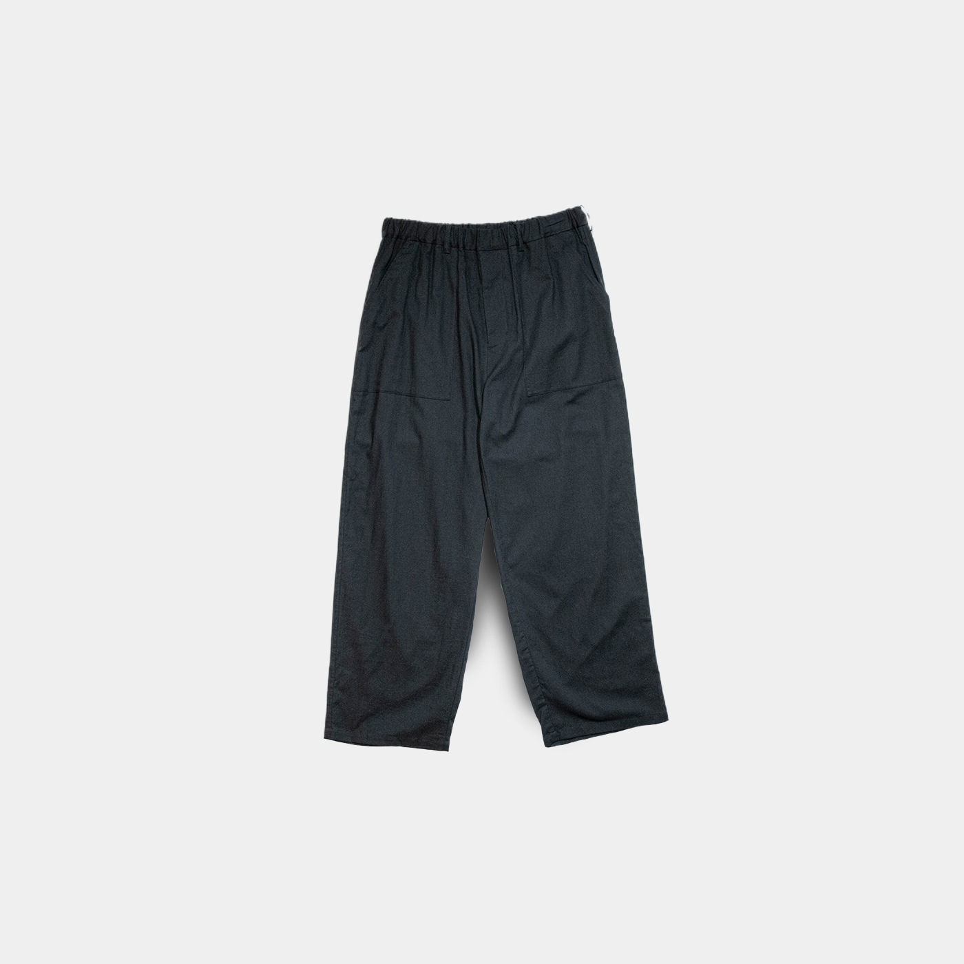 UTILITY EASY PANTS COTTON PANAMA BLACK