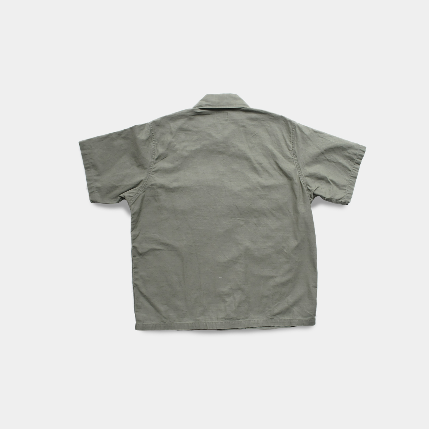 S/S FATIGUE SHIRT - BACK SATEEN OLIVE