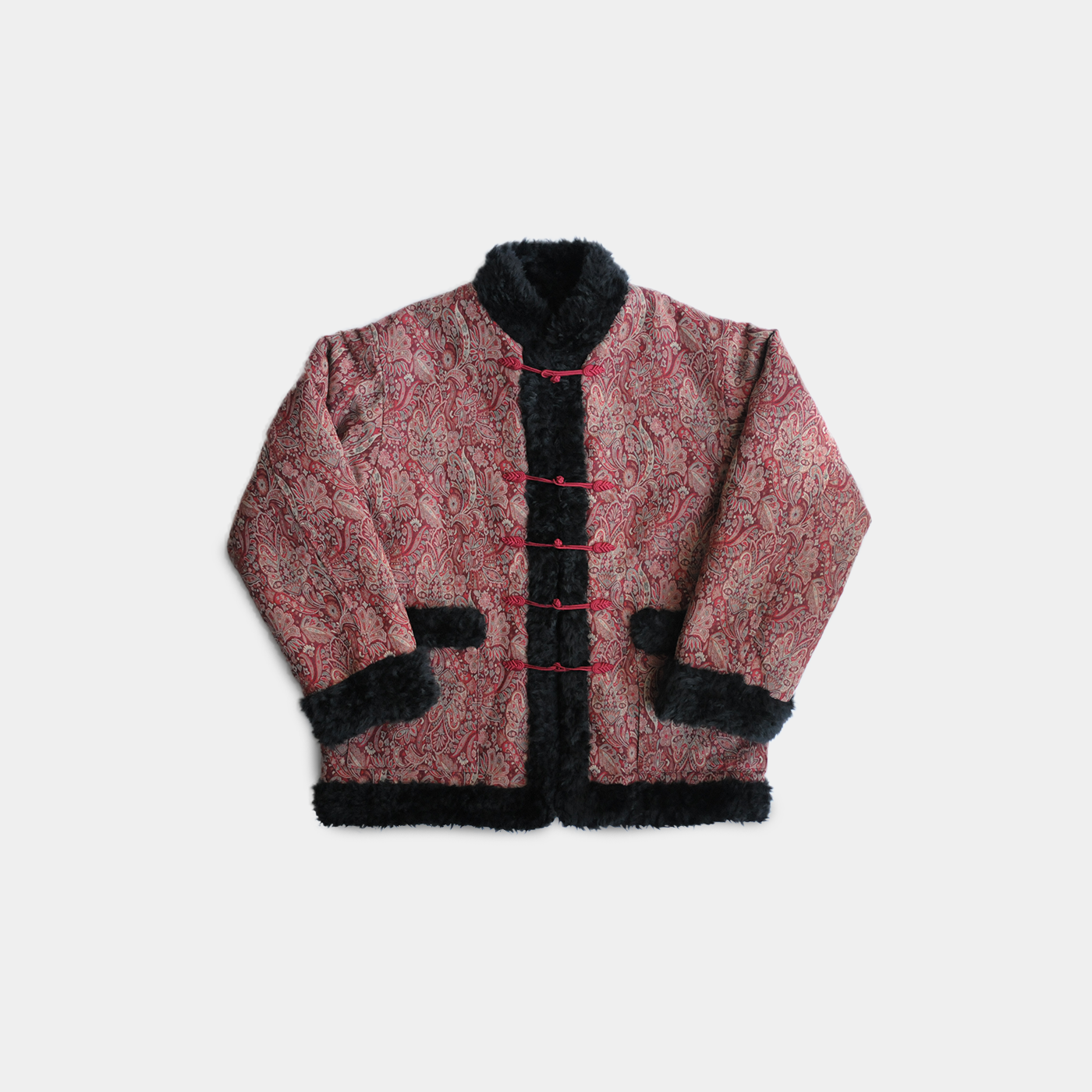 TibetanJacket - W/Ac/Pe Jacquard