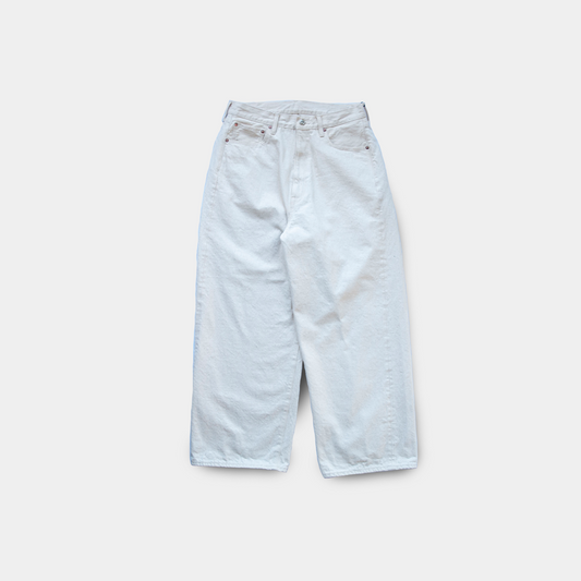 5POCKET BAGGY PANTS - WHITE DENIM