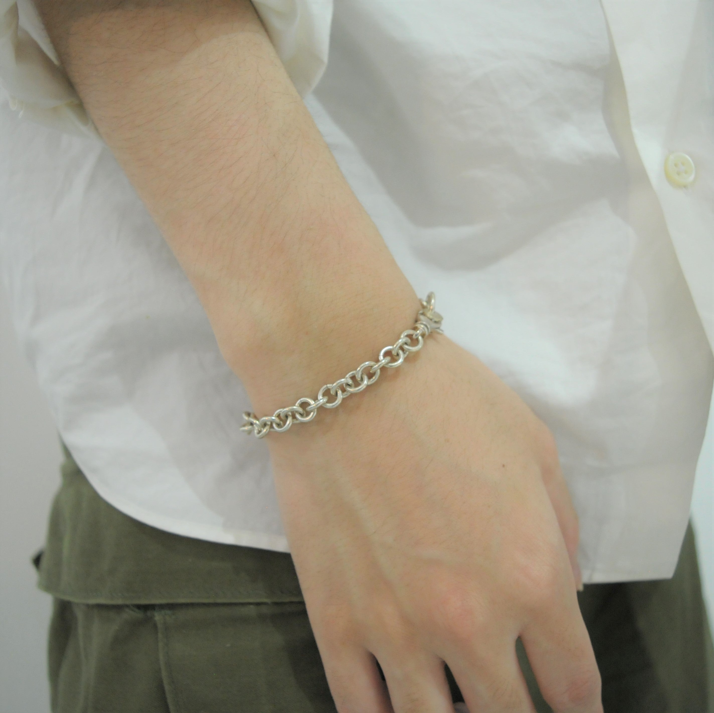 Indian Jewelry Silver Chain Bracelet 【Chris Pruitt】