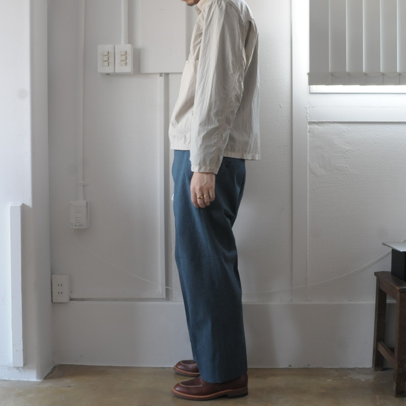 Vintage Kasuri Tapered Pants