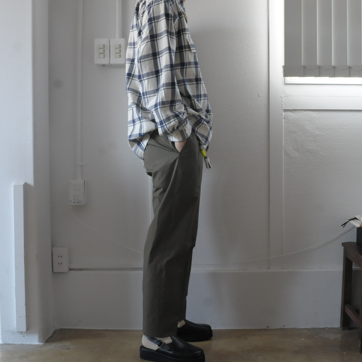 Vintage Cotton Tapered Pants