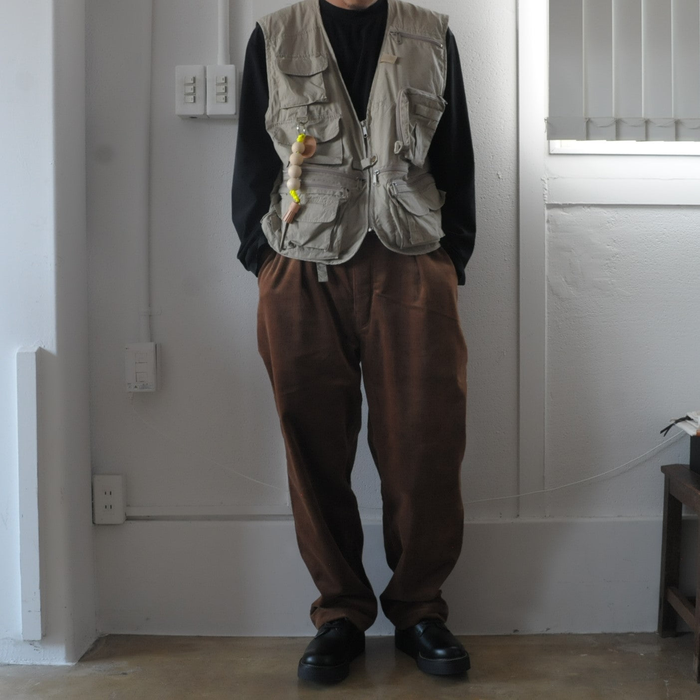 Vintage Corduroy Tapered Pants