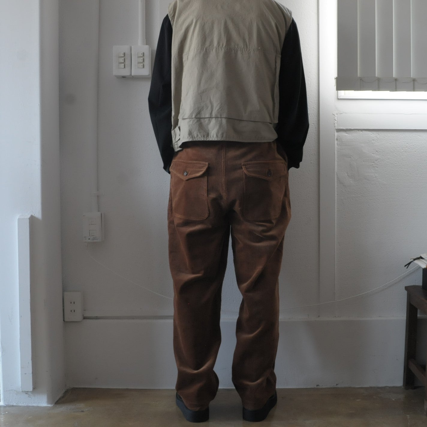 Vintage Corduroy Tapered Pants