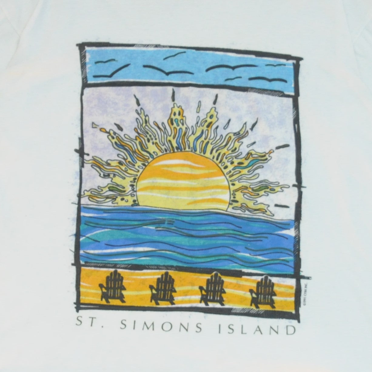 ST. SIMONS ISLAND T-shirts Used