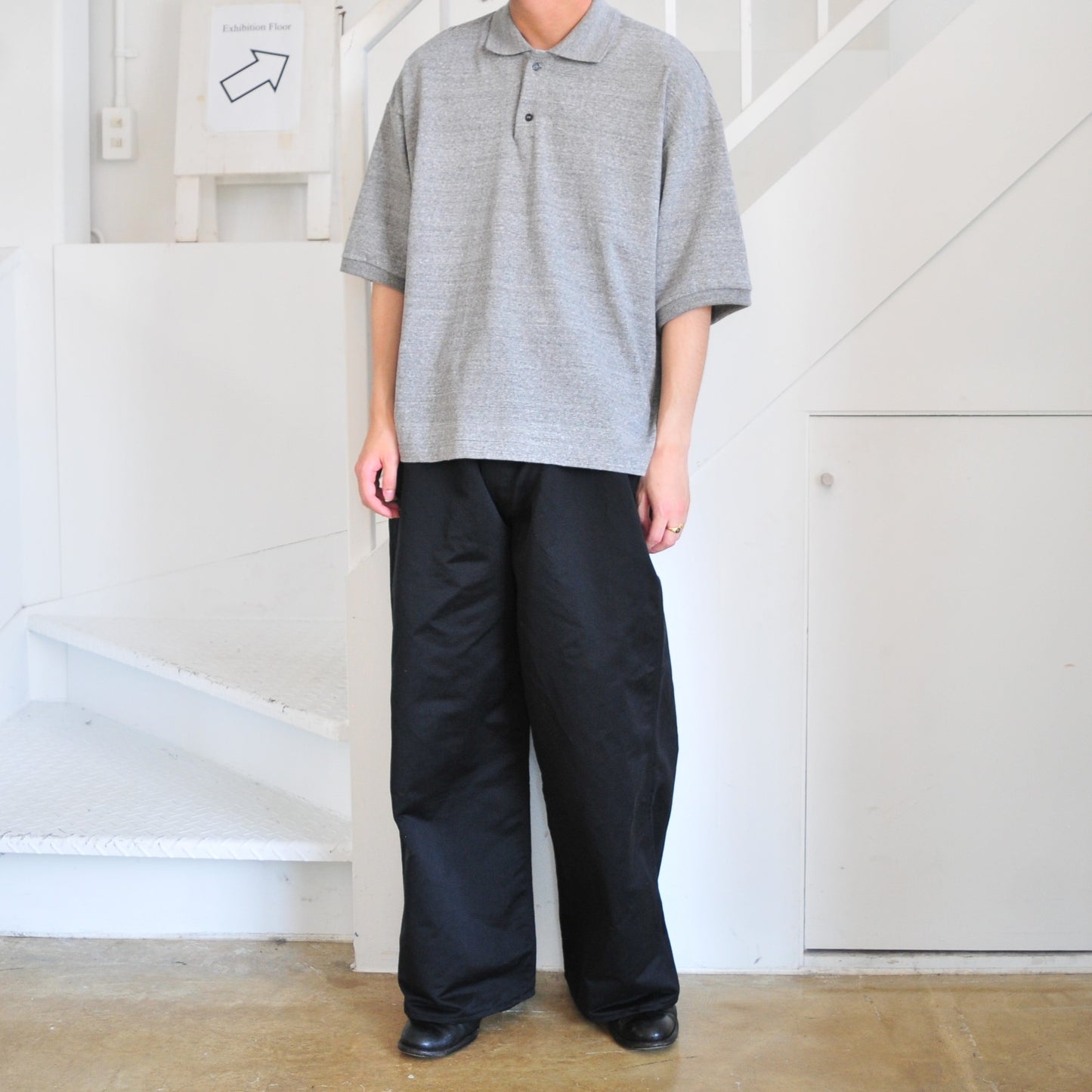 BOX TUBE POLO GRAY