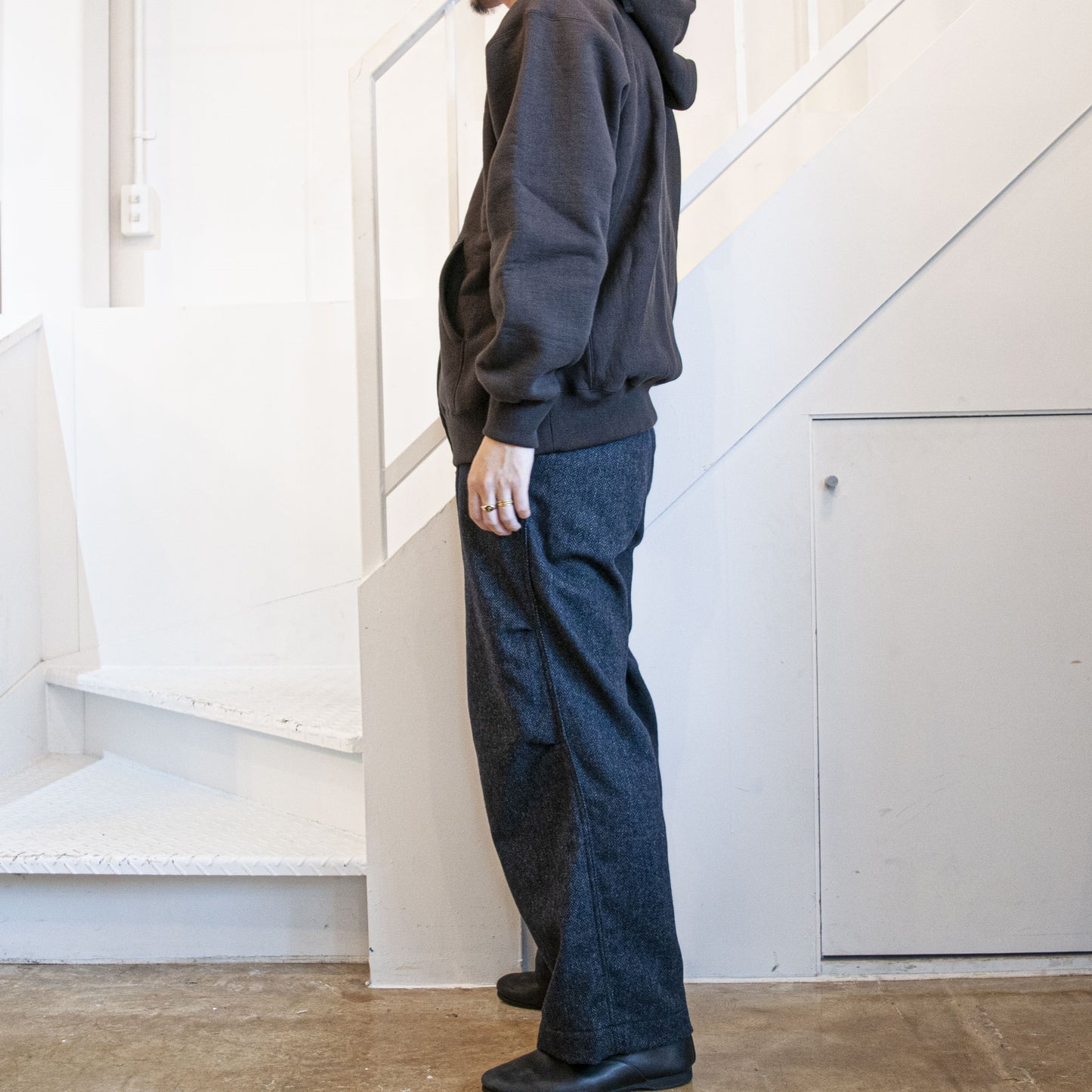 ATHLETIC HOODIE  - BROWN