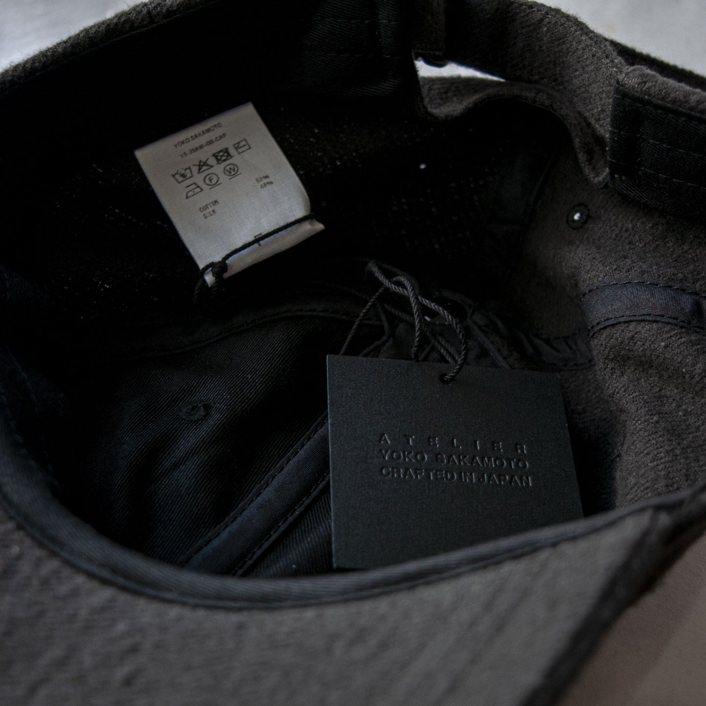 GIFT SHOP CAP SILK×COTTON BROWN