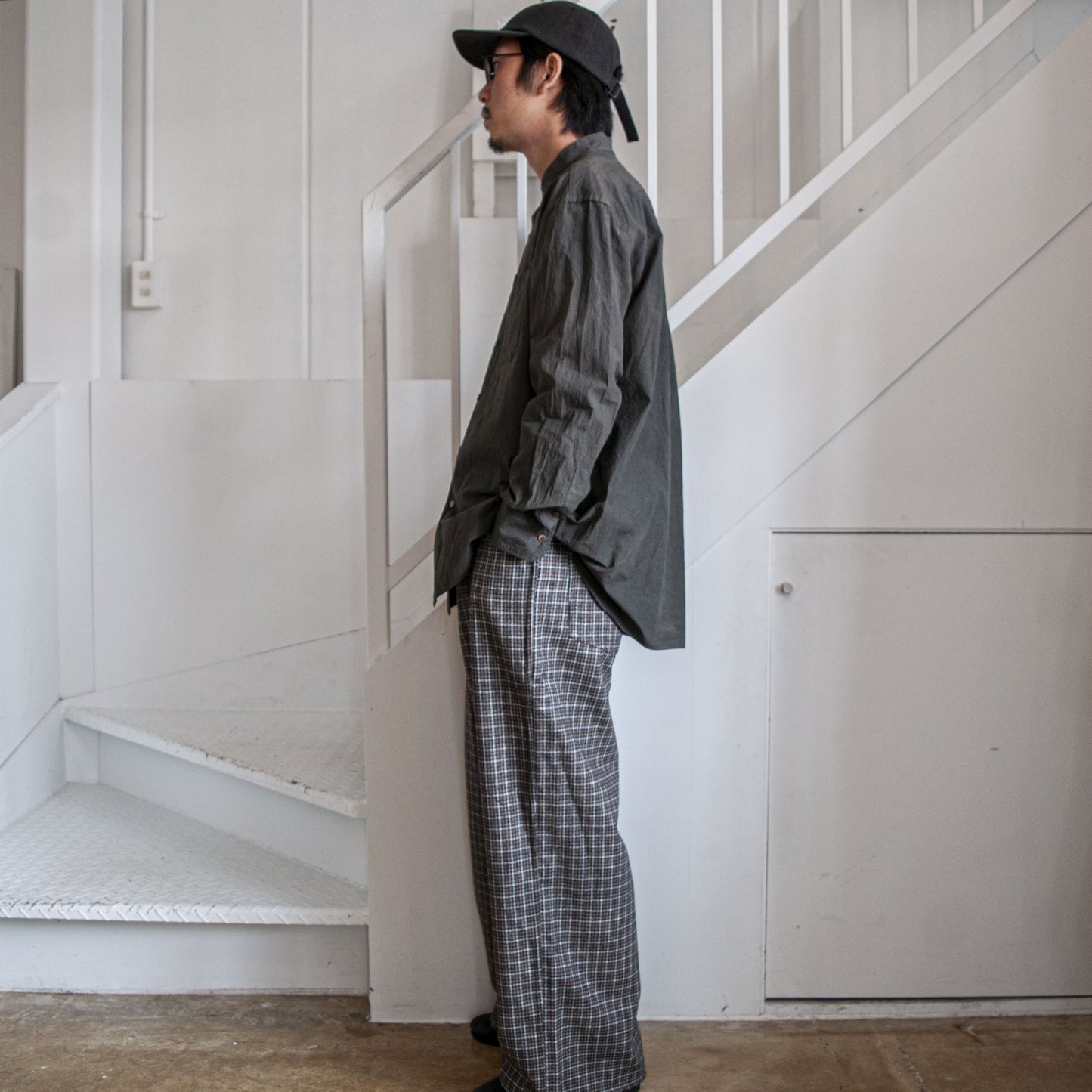 BAND COLLAR SHIRT ZAKURO