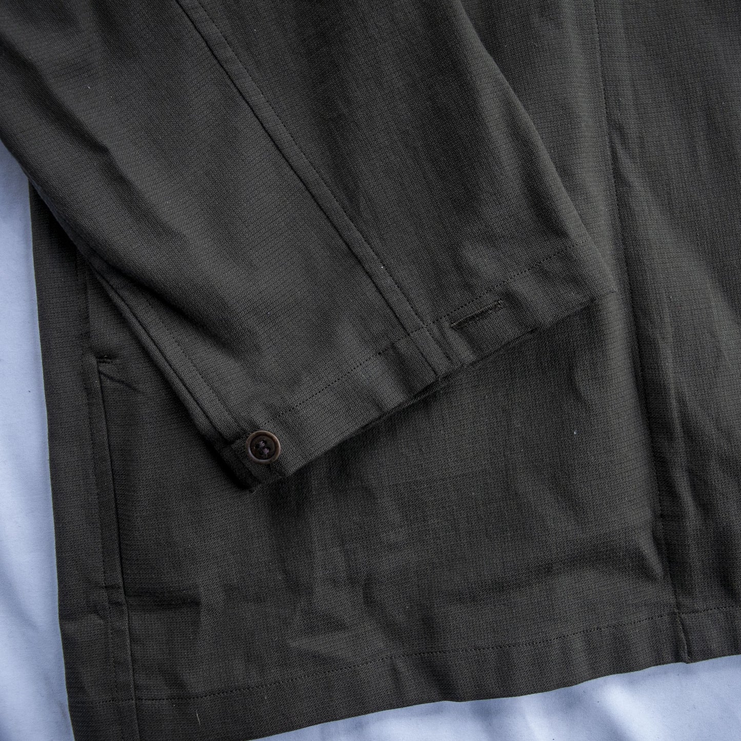 UTILITY SHIRT COTTON PANAMA　OLIVE