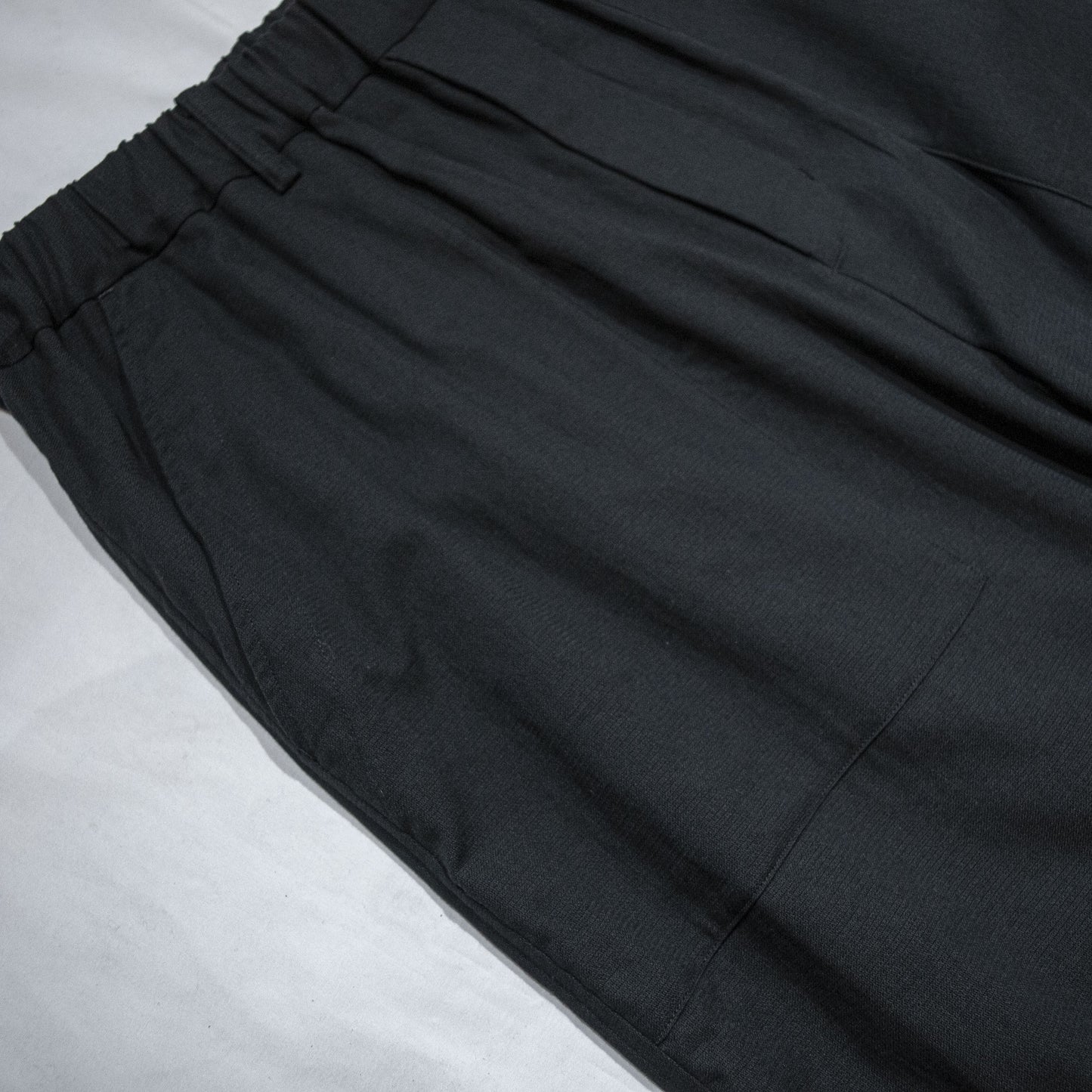 UTILITY EASY PANTS COTTON PANAMA BLACK