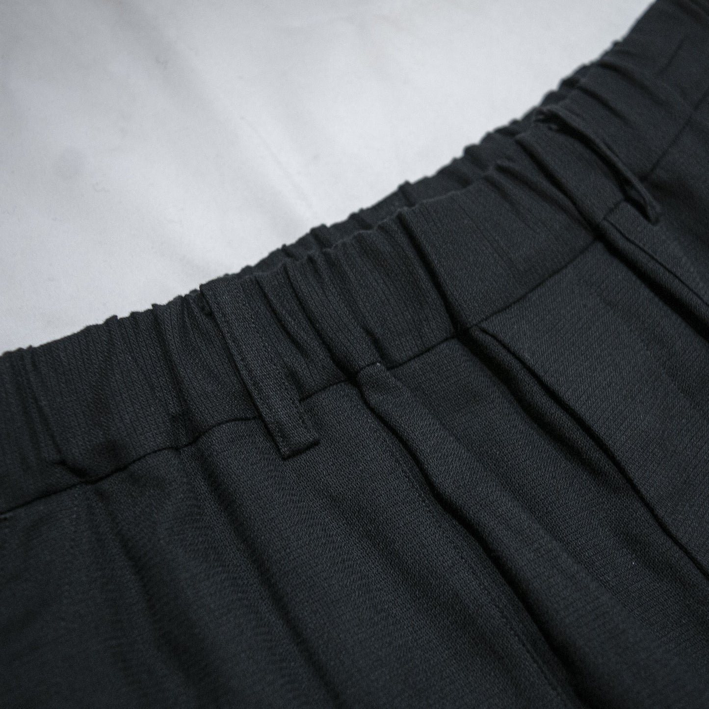 UTILITY EASY PANTS COTTON PANAMA BLACK
