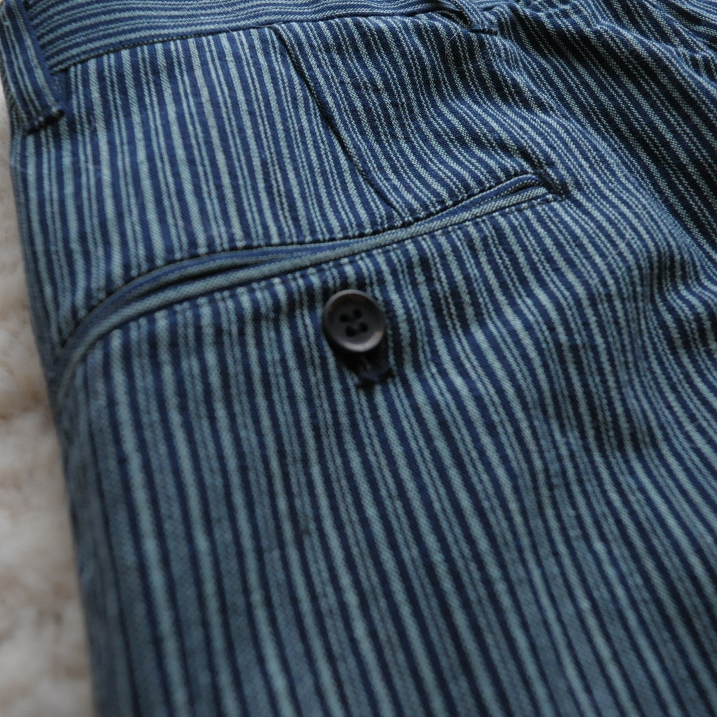 Indigo Stripe Pants