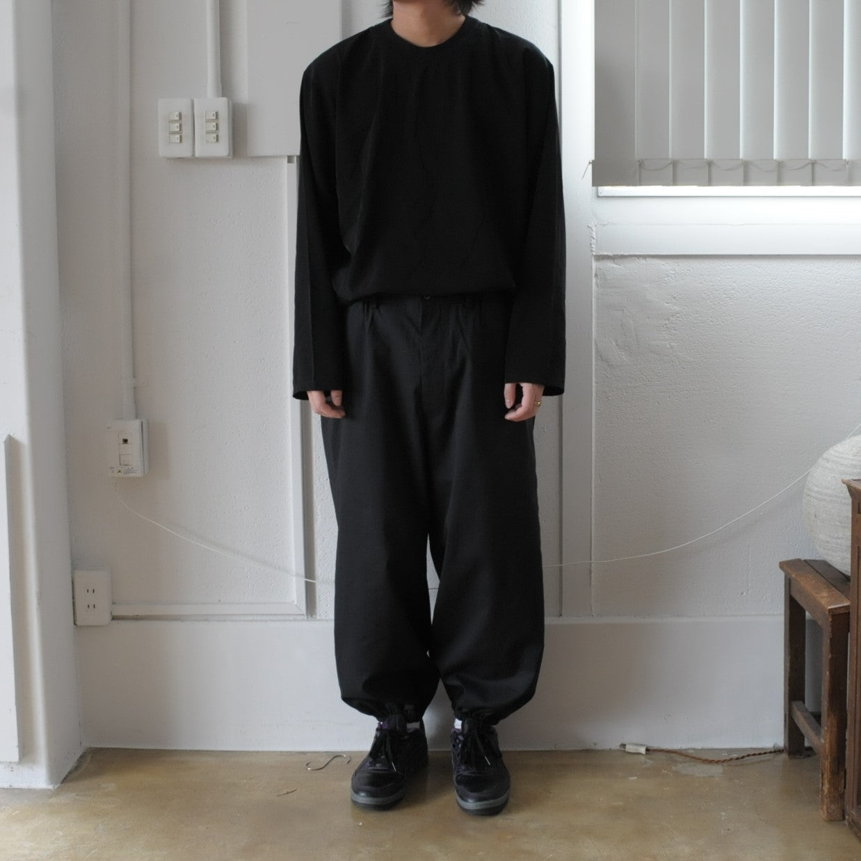 Kung Fu Trousers Black