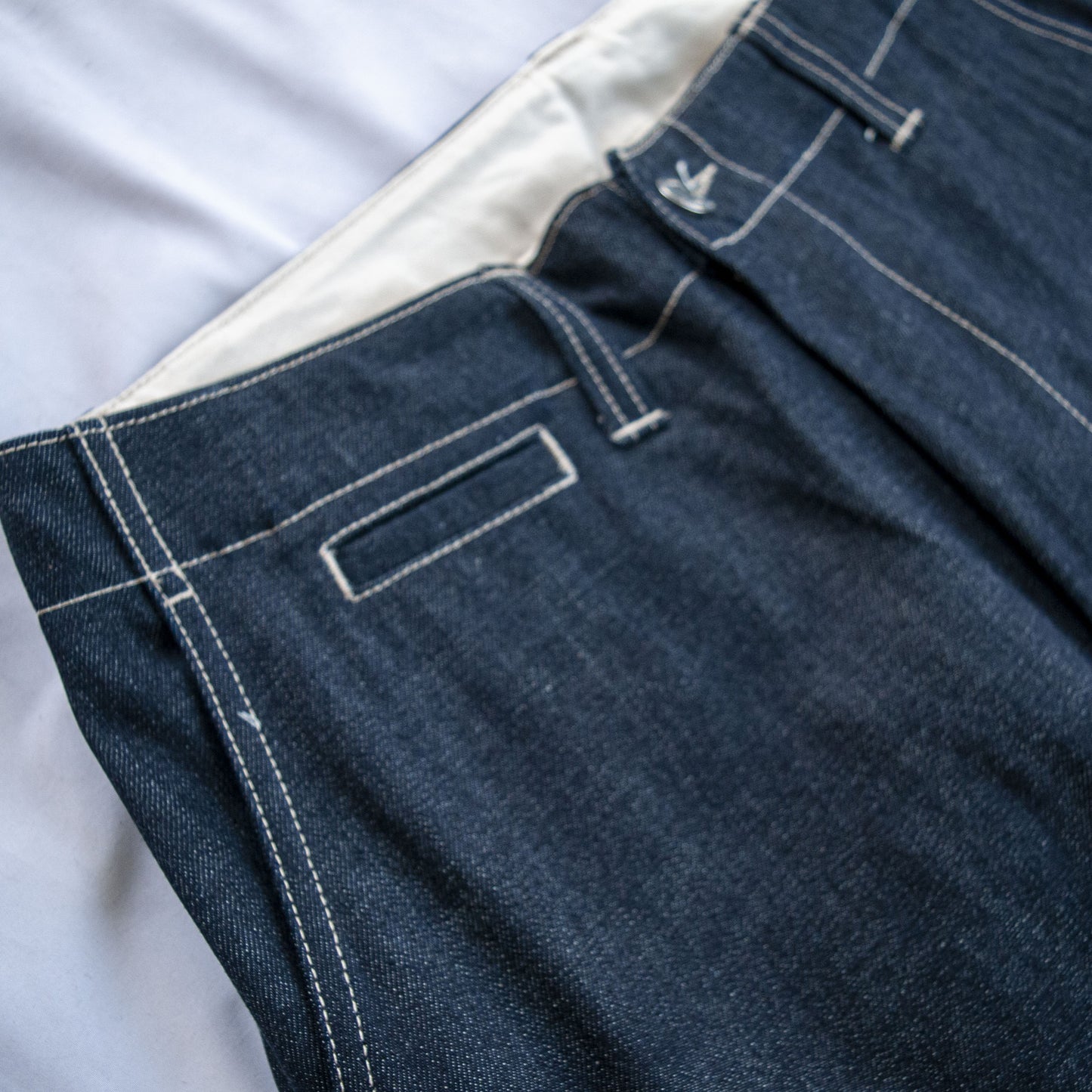 DENIM TROUSERS
