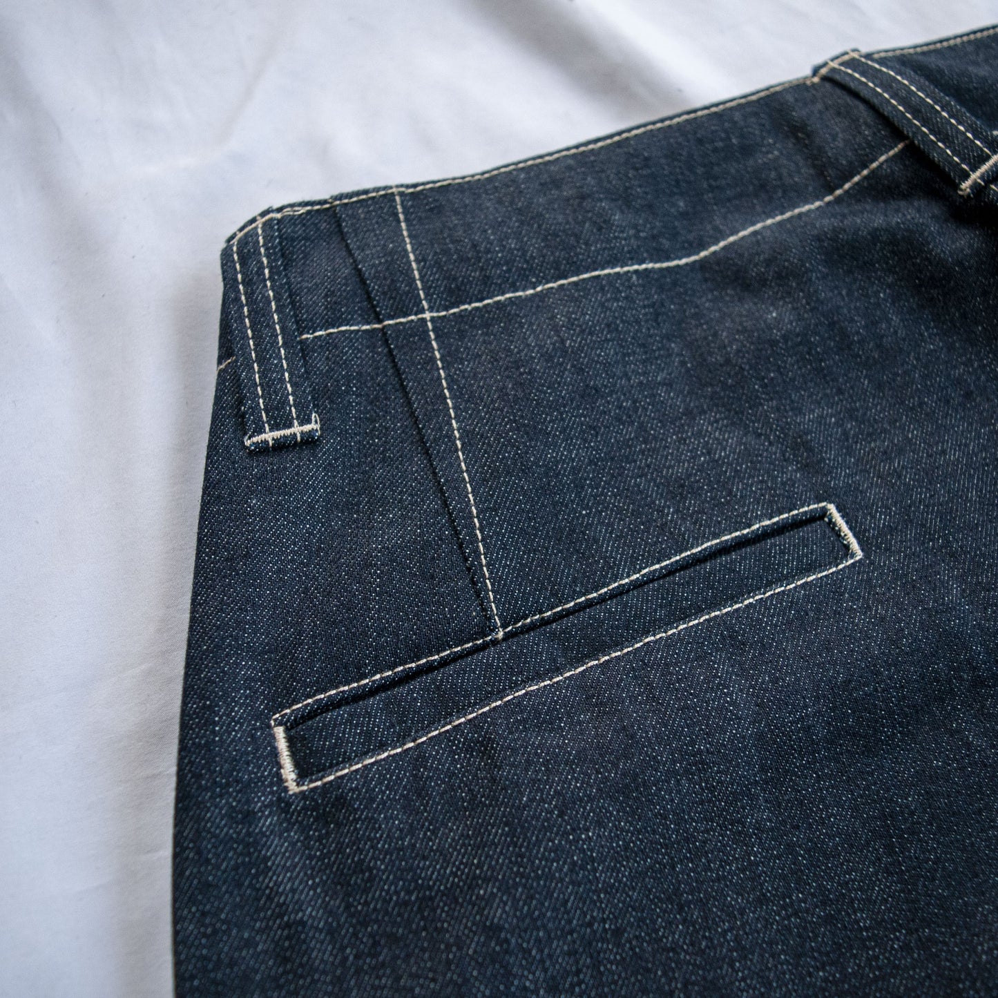 DENIM TROUSERS