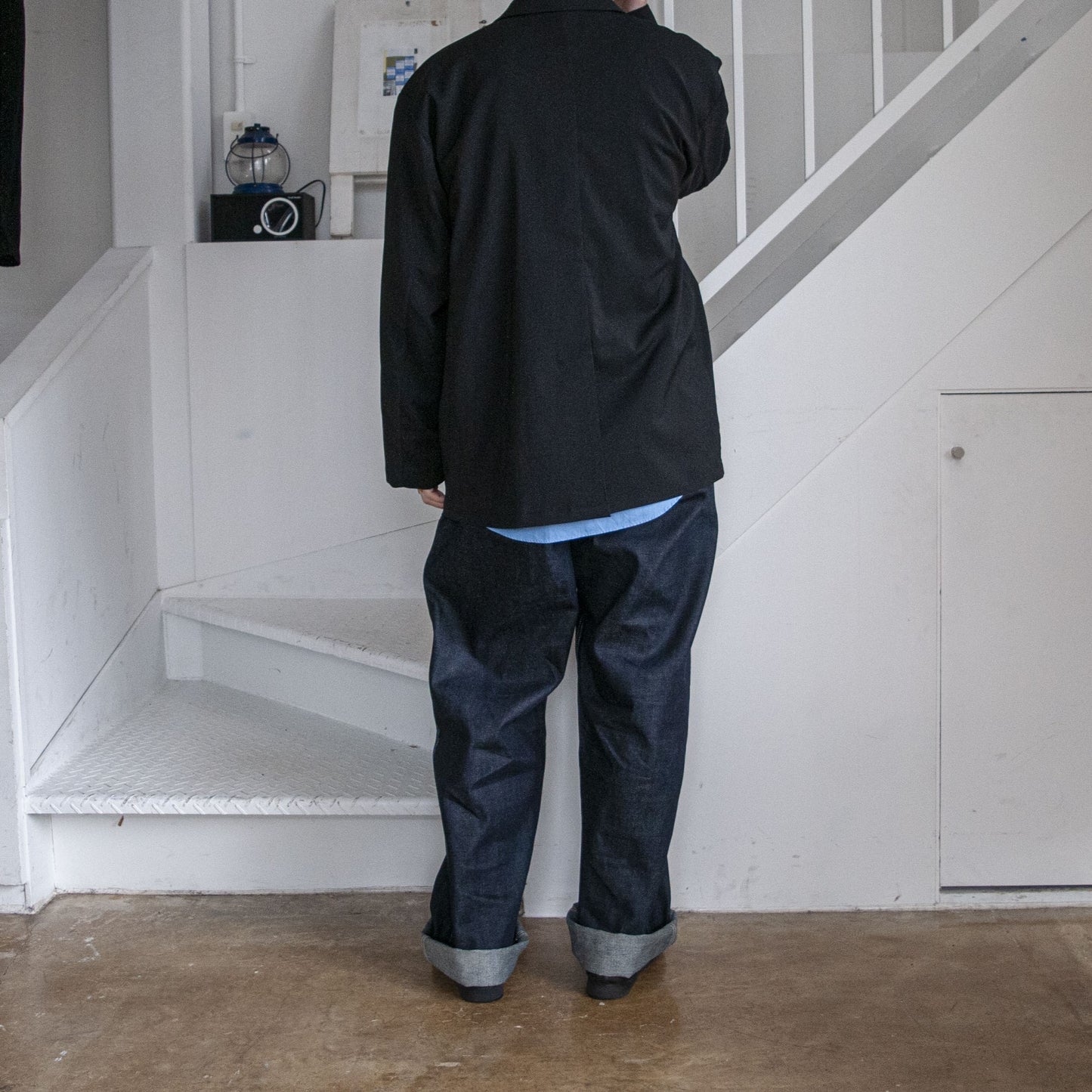 DENIM TROUSERS