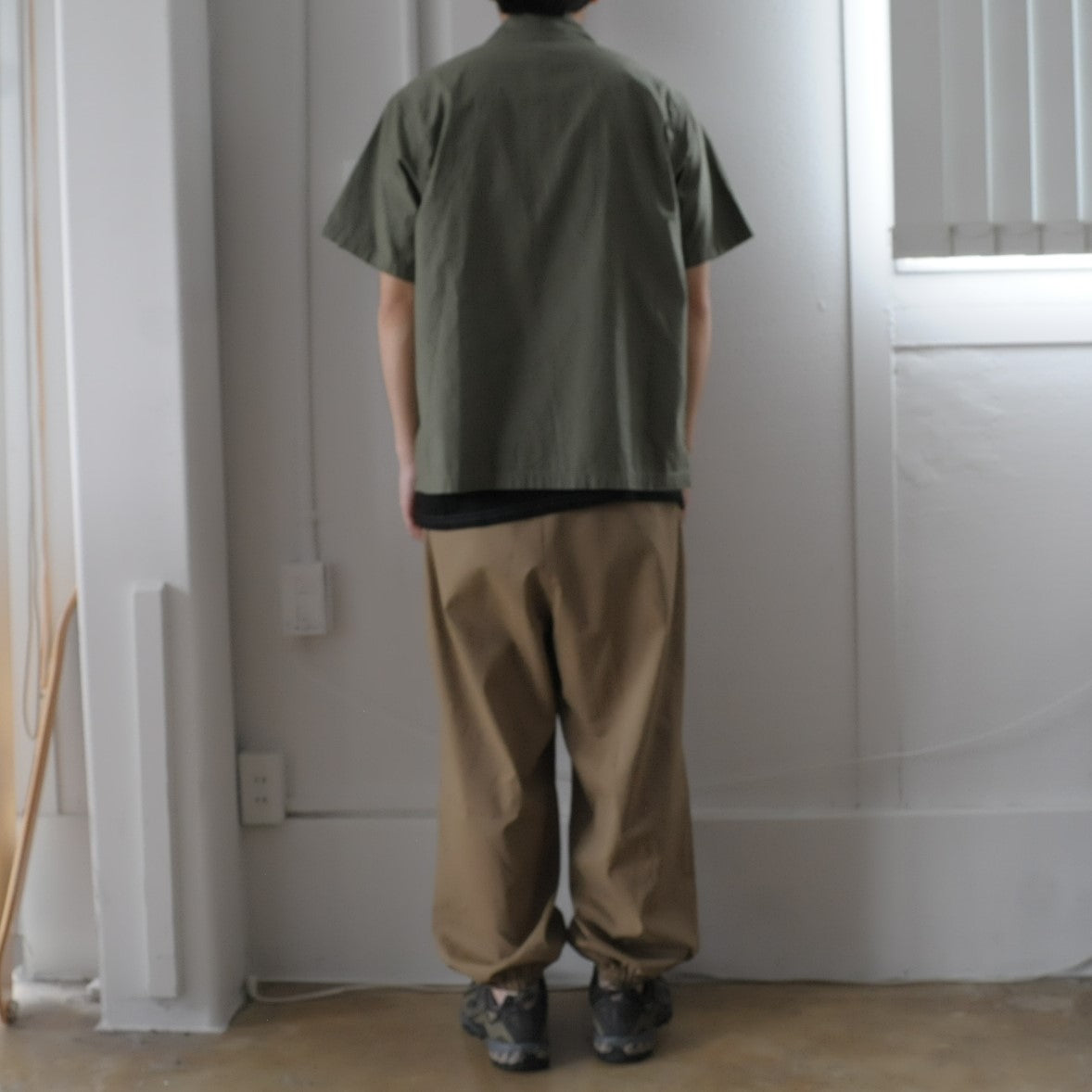 S/S FATIGUE SHIRT - BACK SATEEN OLIVE