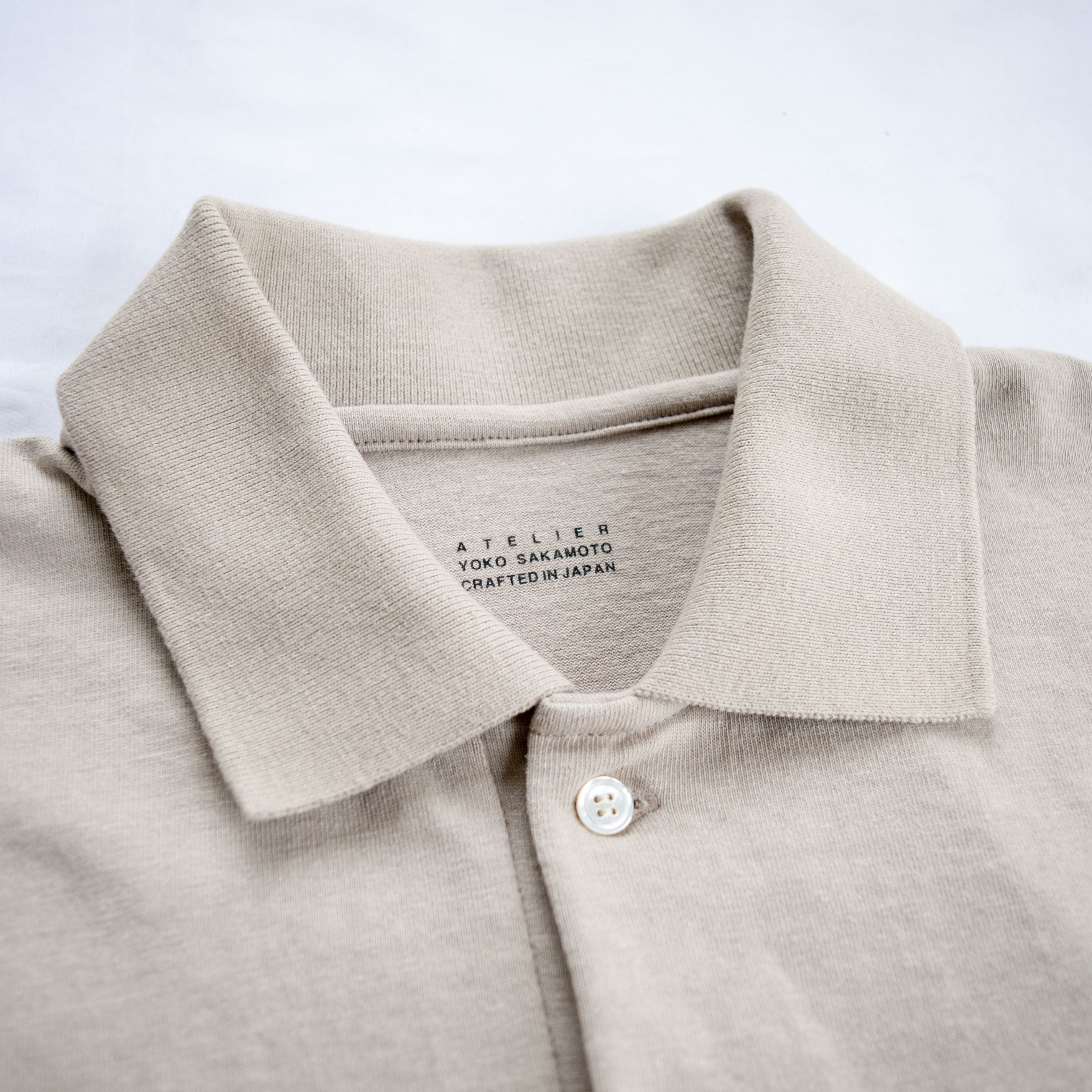 YOKO SAKAMOTO/ヨーコサカモト BIG TUBE POLO BEIGE – Omnibus