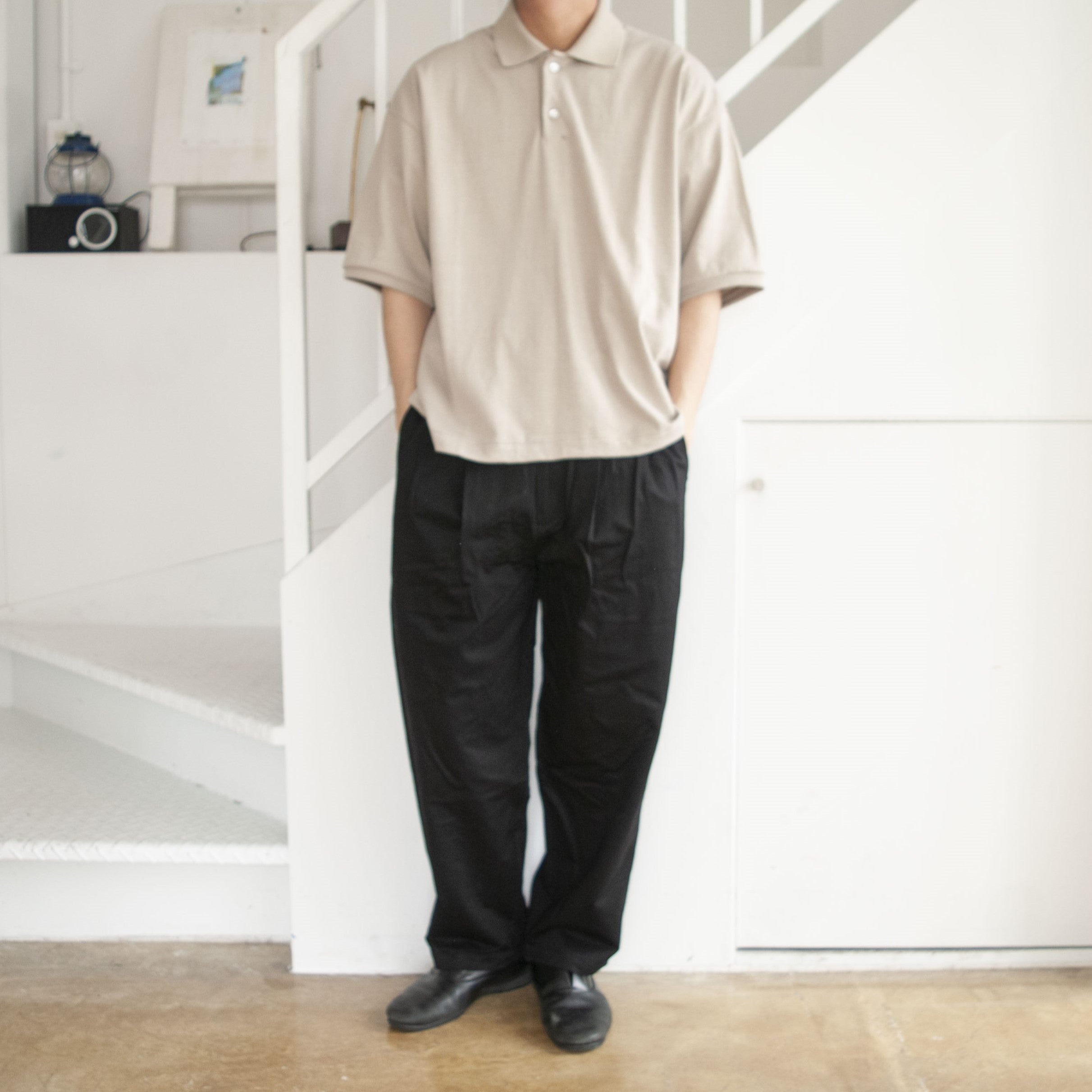 YOKO SAKAMOTO/ヨーコサカモト BIG TUBE POLO BEIGE – Omnibus