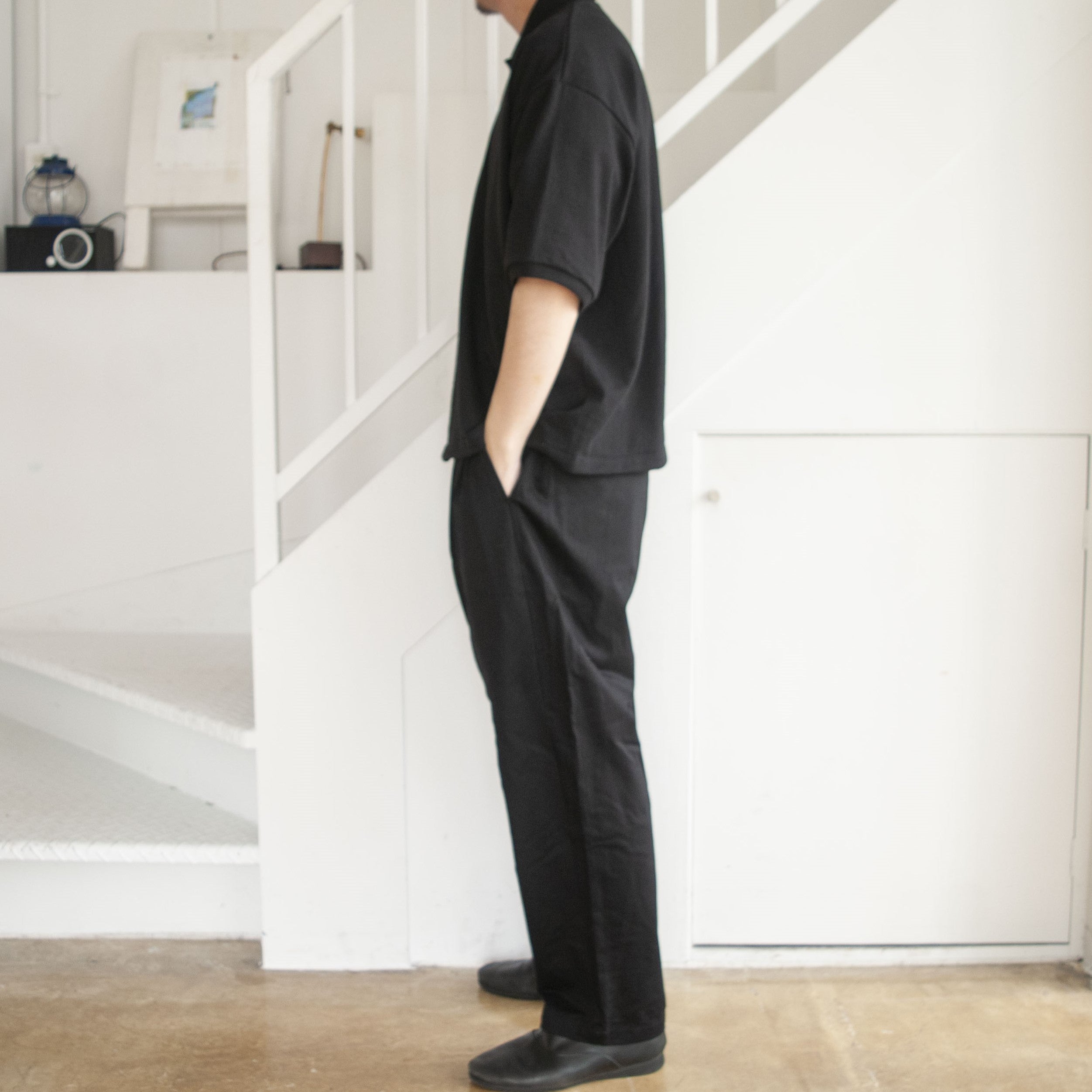 YOKO SAKAMOTO/ヨーコサカモト BIG TUBE POLO BLACK – Omnibus
