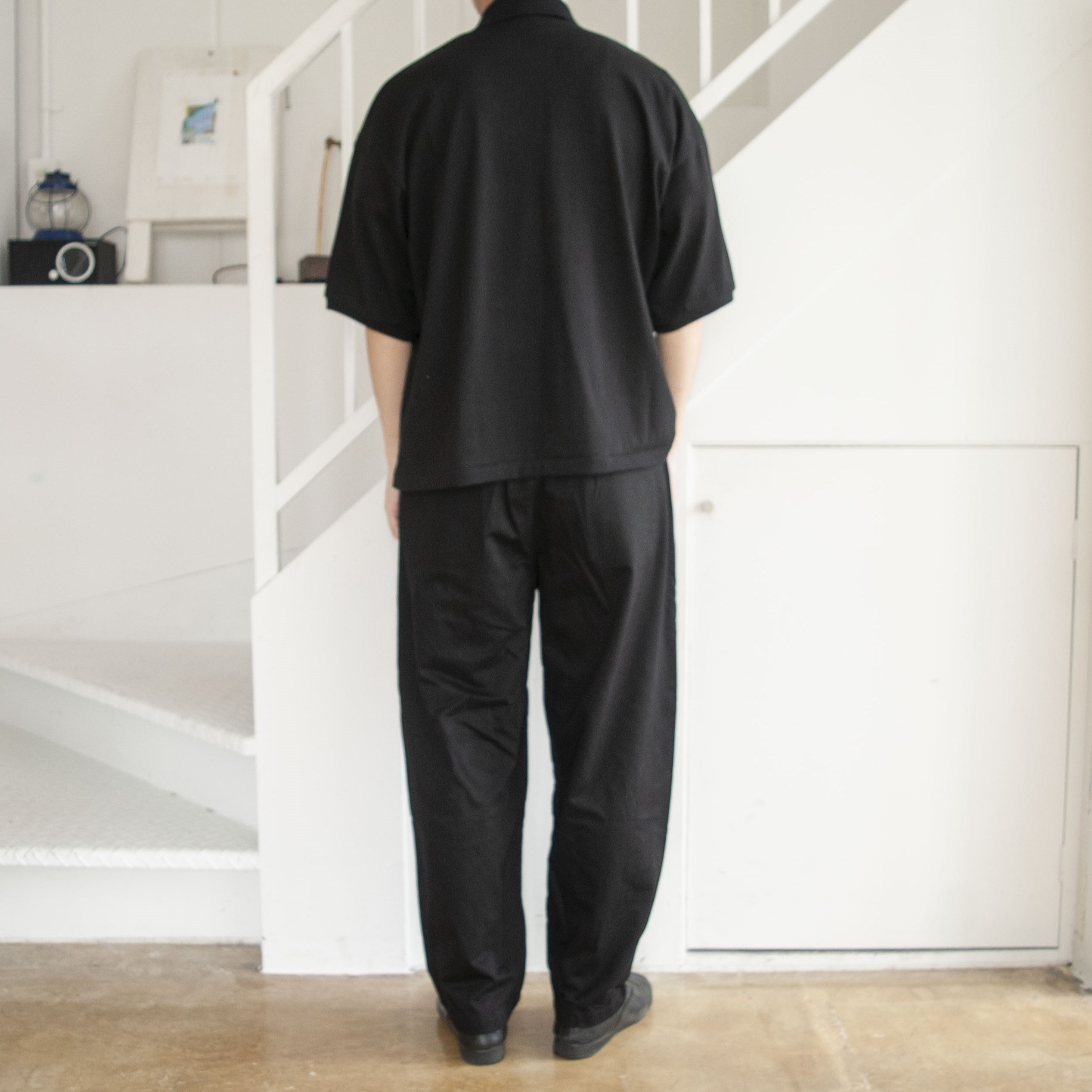 yoko sakamoto 長袖ポロシャツ　ヨーコサカモト　アワーレガシー YOKO SAKAMOTO/ヨーコサカモト BIG TUBE POLO BLACK – Omnibus