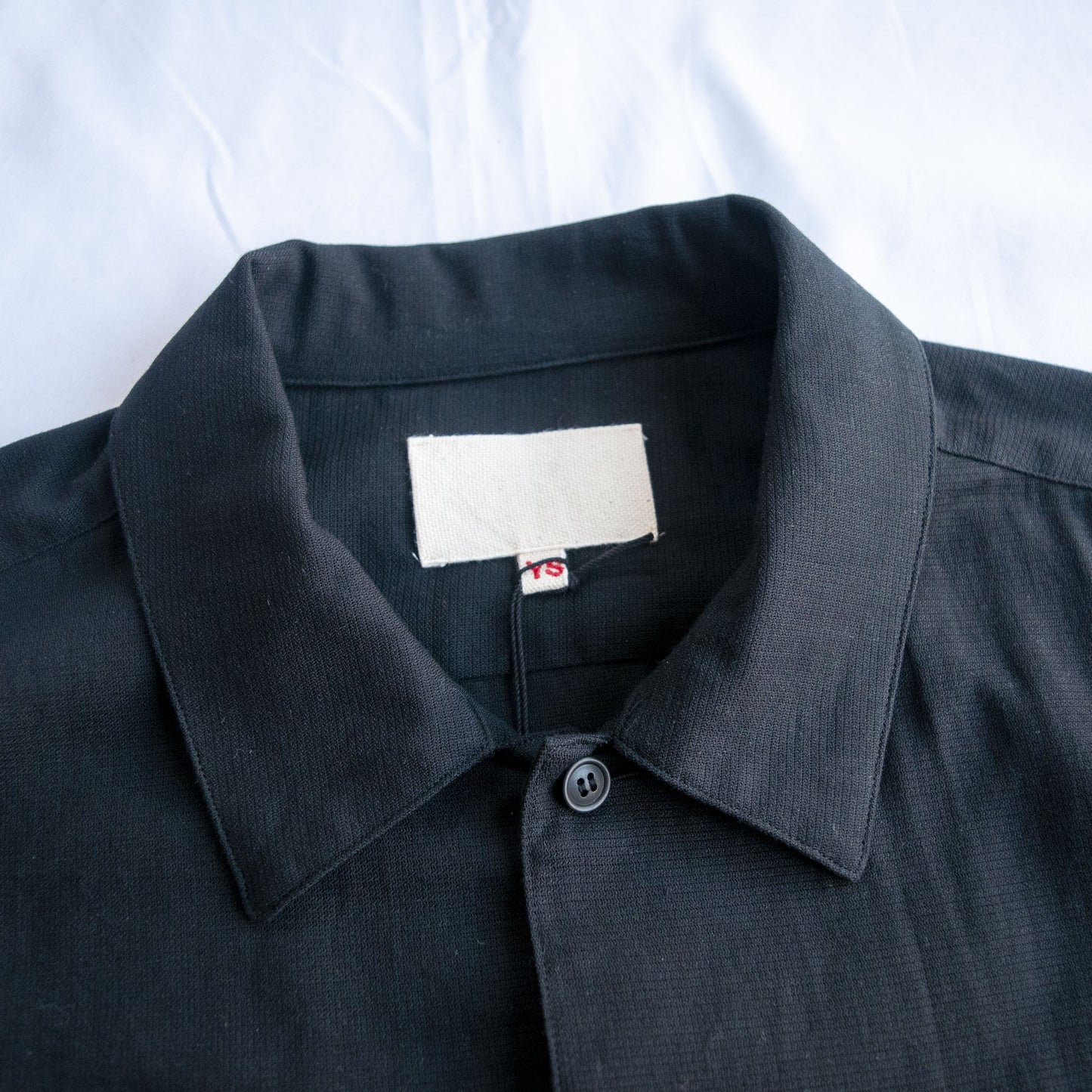 UTILITY S/S SHIRT COTTON PANAMA　BLACK