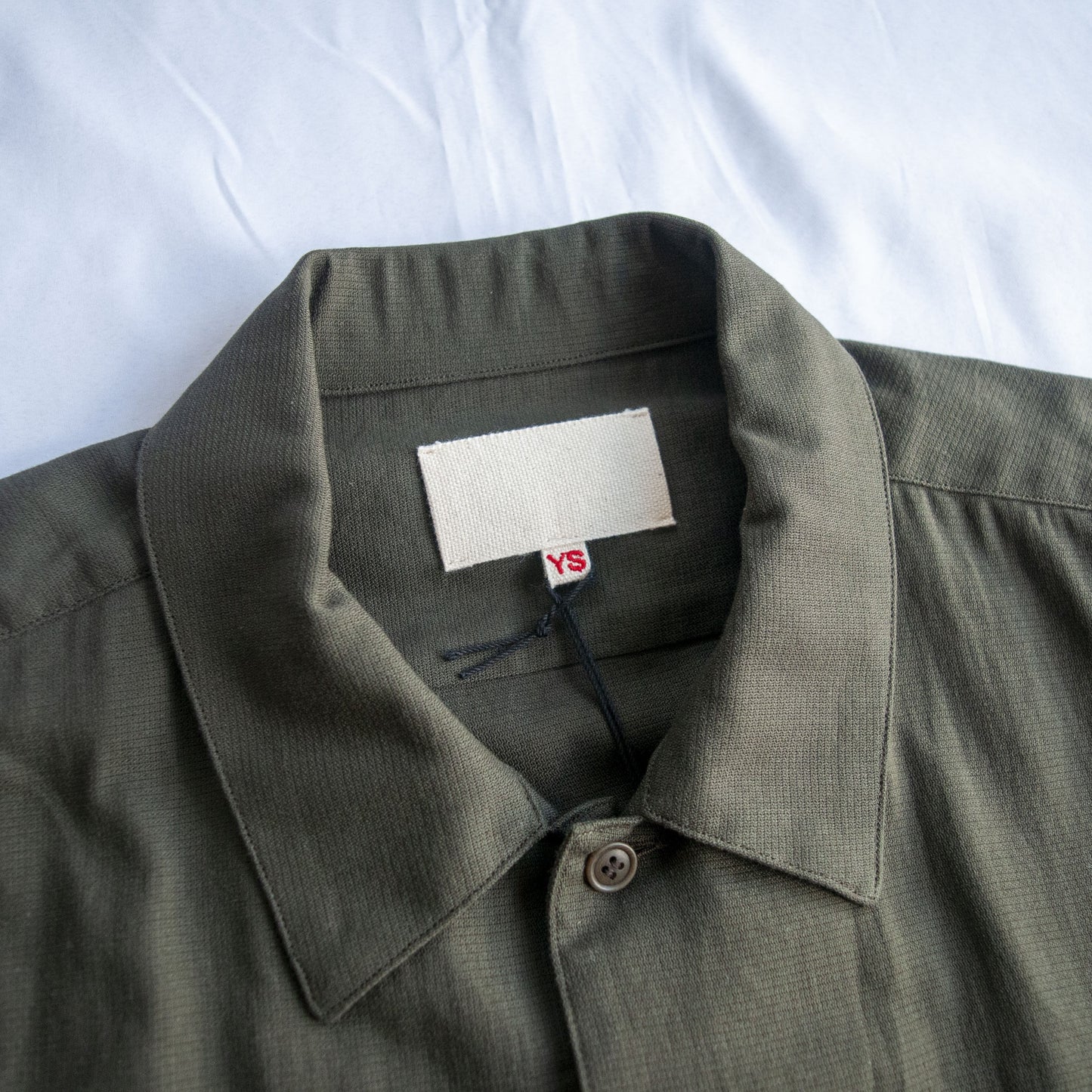 UTILITY S/S SHIRT COTTON PANAMA OLIVE