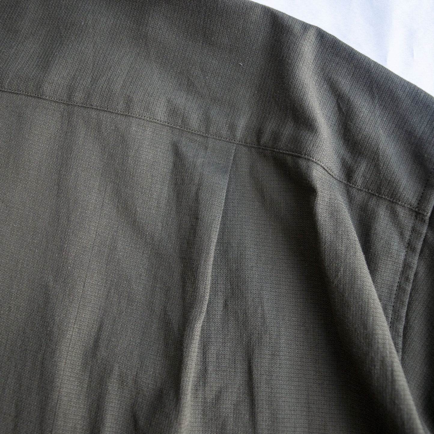 UTILITY S/S SHIRT COTTON PANAMA OLIVE