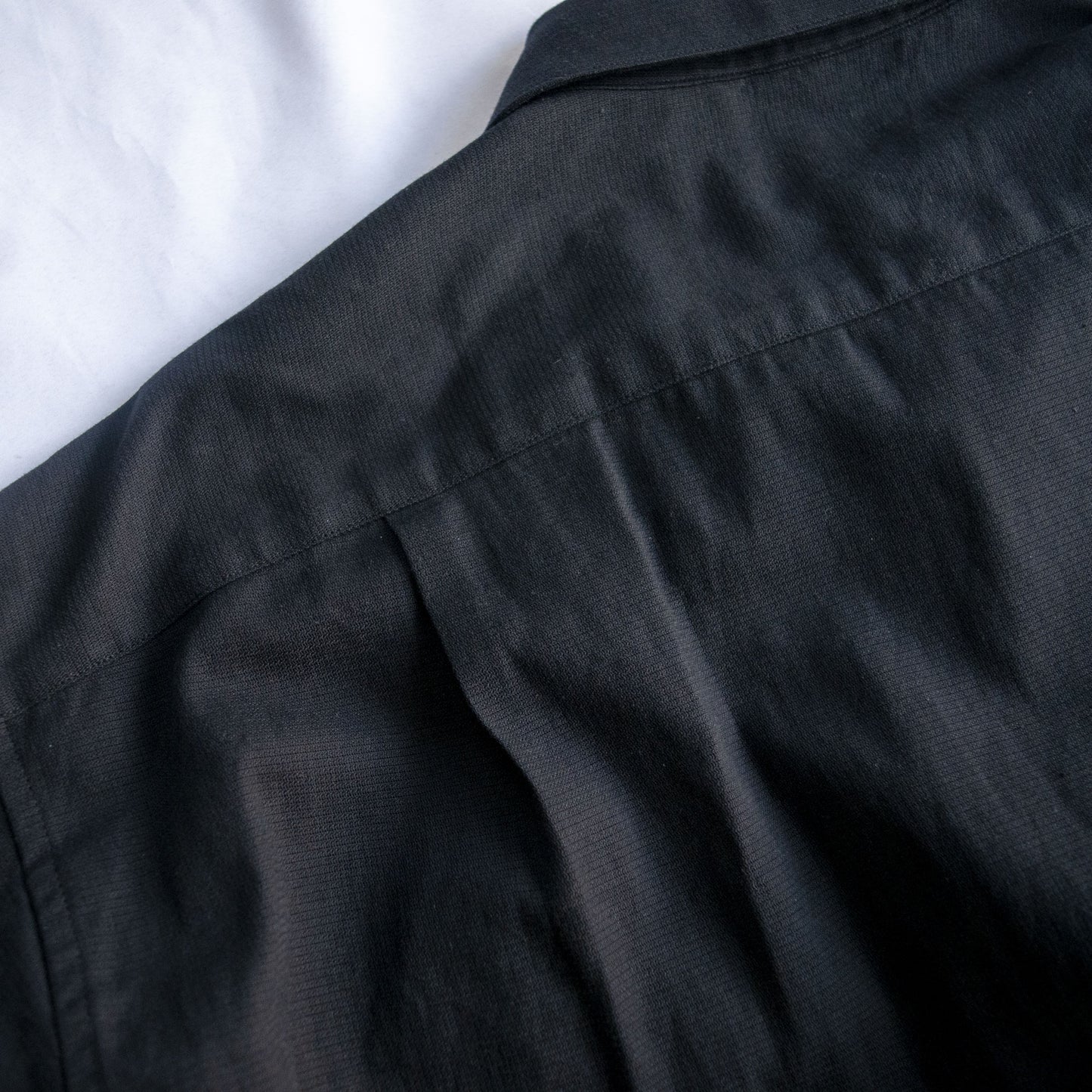 UTILITY S/S SHIRT COTTON PANAMA　BLACK
