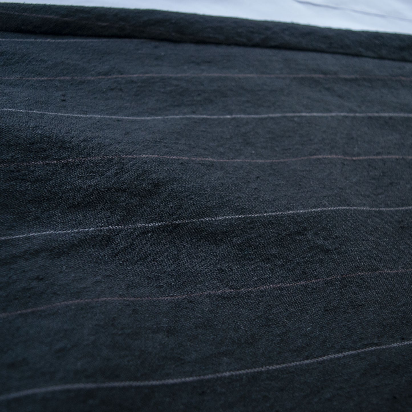 BAGGY EASY PANTS LINEN×COTTON×SILK STRIPE
