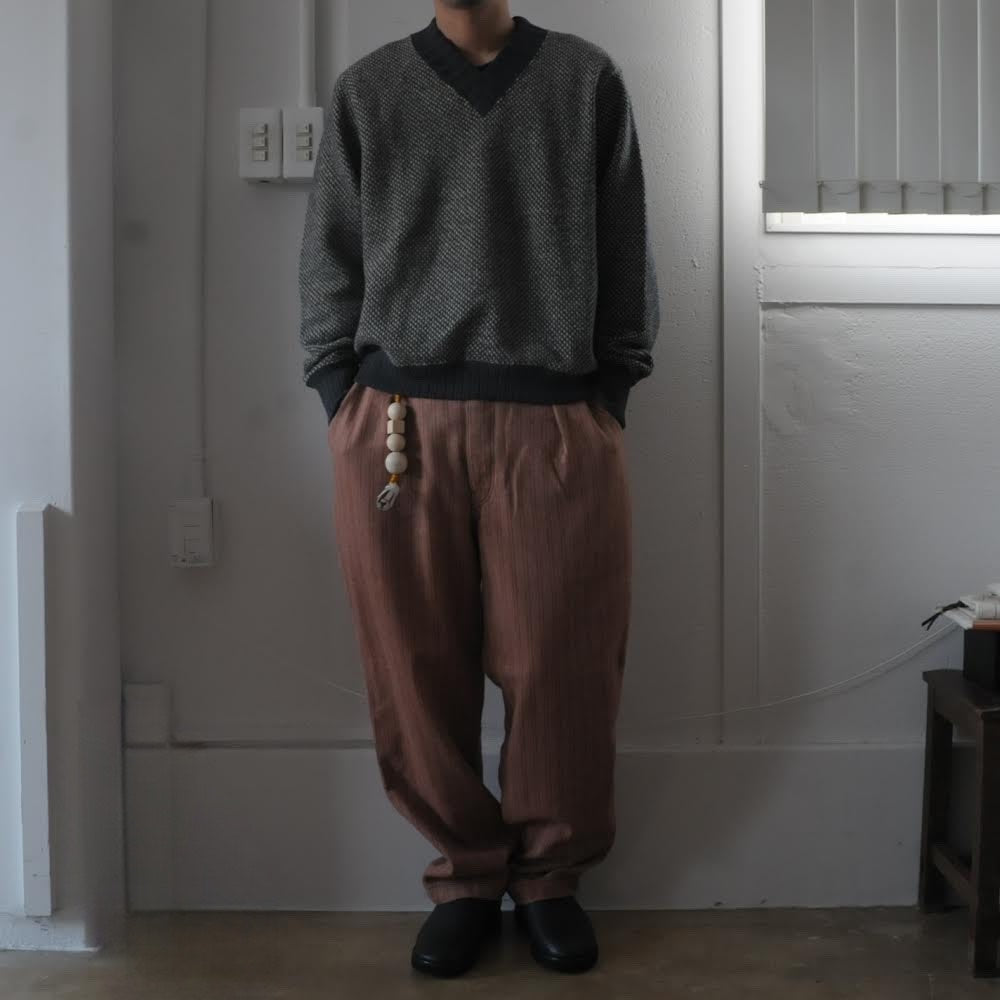 Vintage Wool Stripe Pants