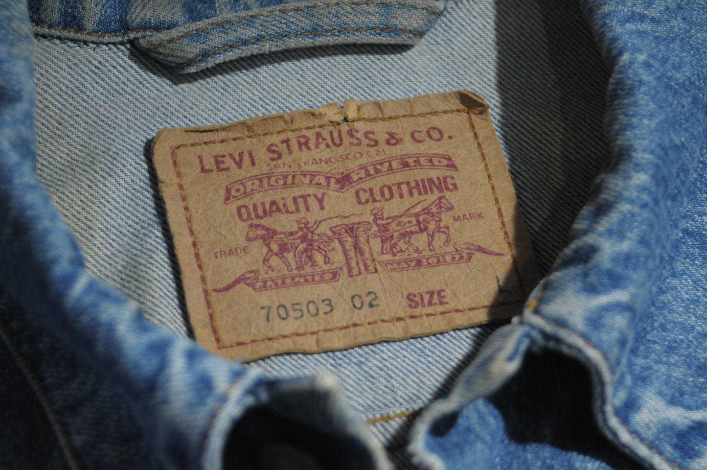 90’s Euro Levi's 70503 Denim Jacket02 USED